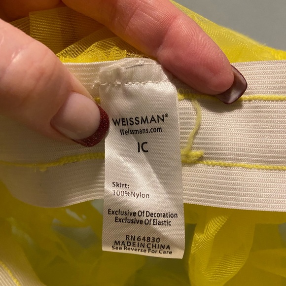 Weismann Girls Dance Costume with separate TuTu - Picture 7 of 7